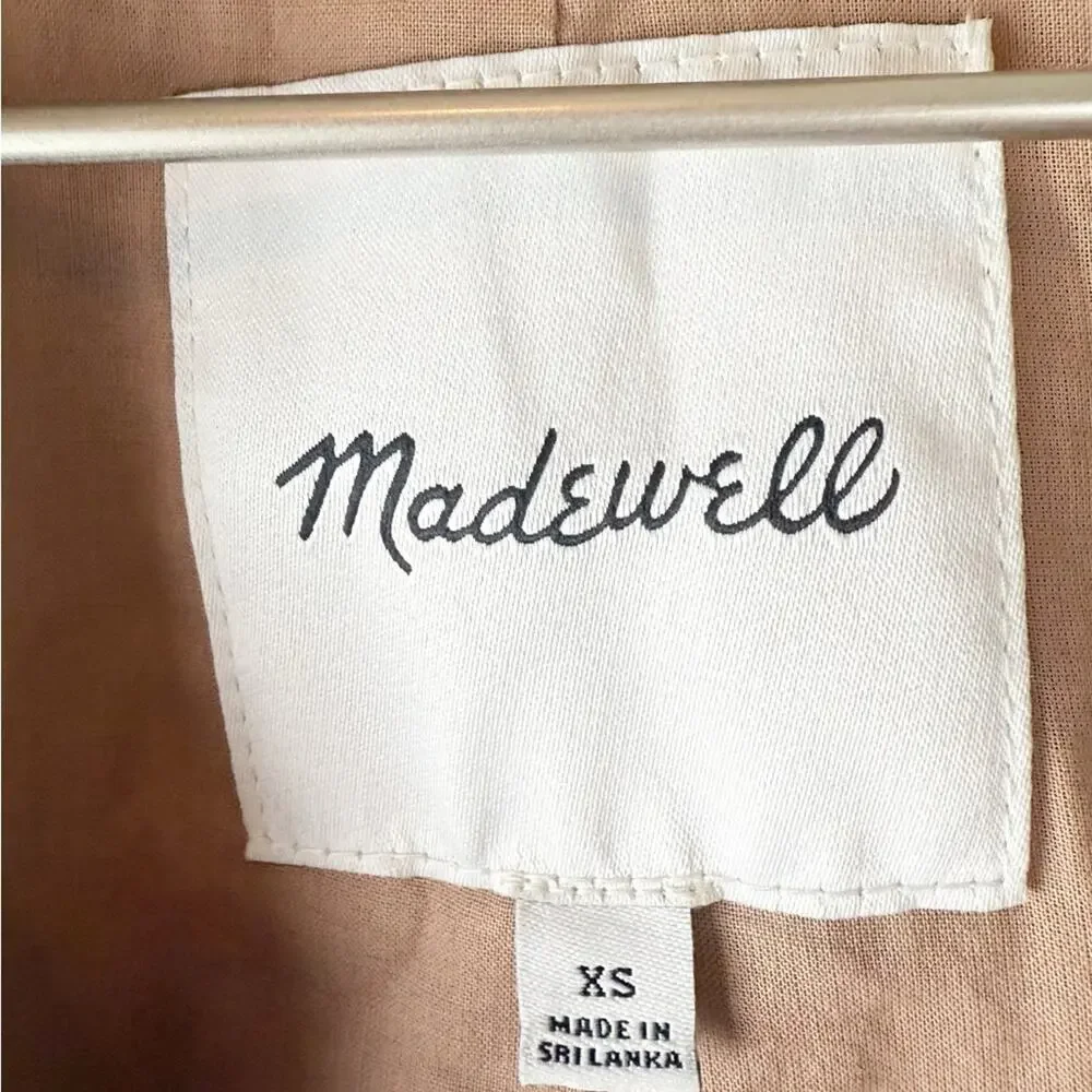Madewell Cotton-Linen Relaxed‎ Larsen Blazer